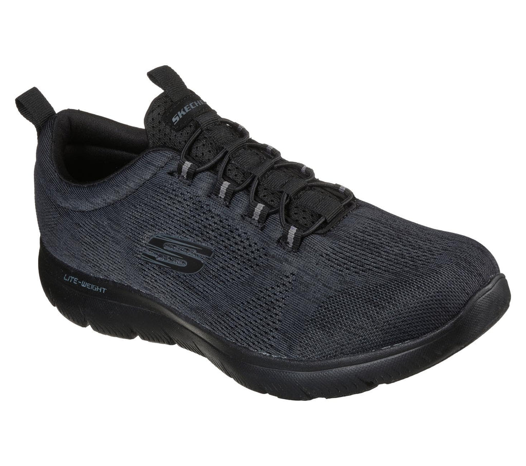 Skechers mens Skechers Men's Summits Louvin Loafer, Black, 10 US