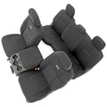 Rough Country Neoprene Seat Covers for Dodge Ram (2019-2024) - UV & Water Resistant, Foam Padded Truck Seat Covers - Full Set, Black, Front & Rear