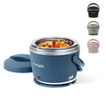 Crock-Pot 20oz Portable Electric Food Warmer, Personal Lunch Box Keeps Food Spill-Free & Warm, Ideal for Travel, Work, School, Car, On-the-Go, Dishwasher-Safe, Giftable, Faded Blue