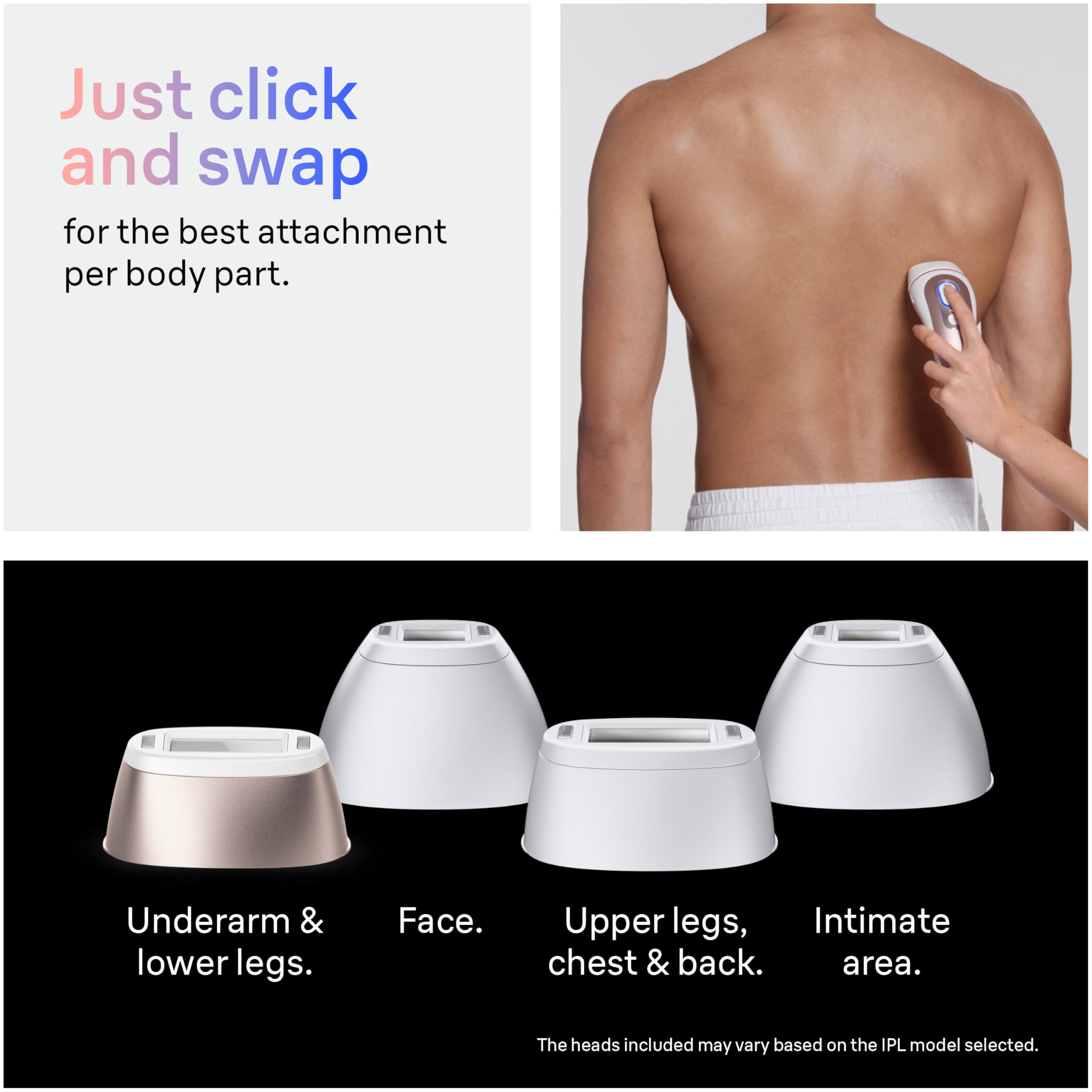 Braun Smart IPL, Vogue’s Best Hair Removal Device, Skin i·Expert Pro 7: at Home Laser Hair Removal, Permanent Visible Hair Reduction, Free App, Vanity Case, Venus Razor, 4 Smart Heads, IPL7387