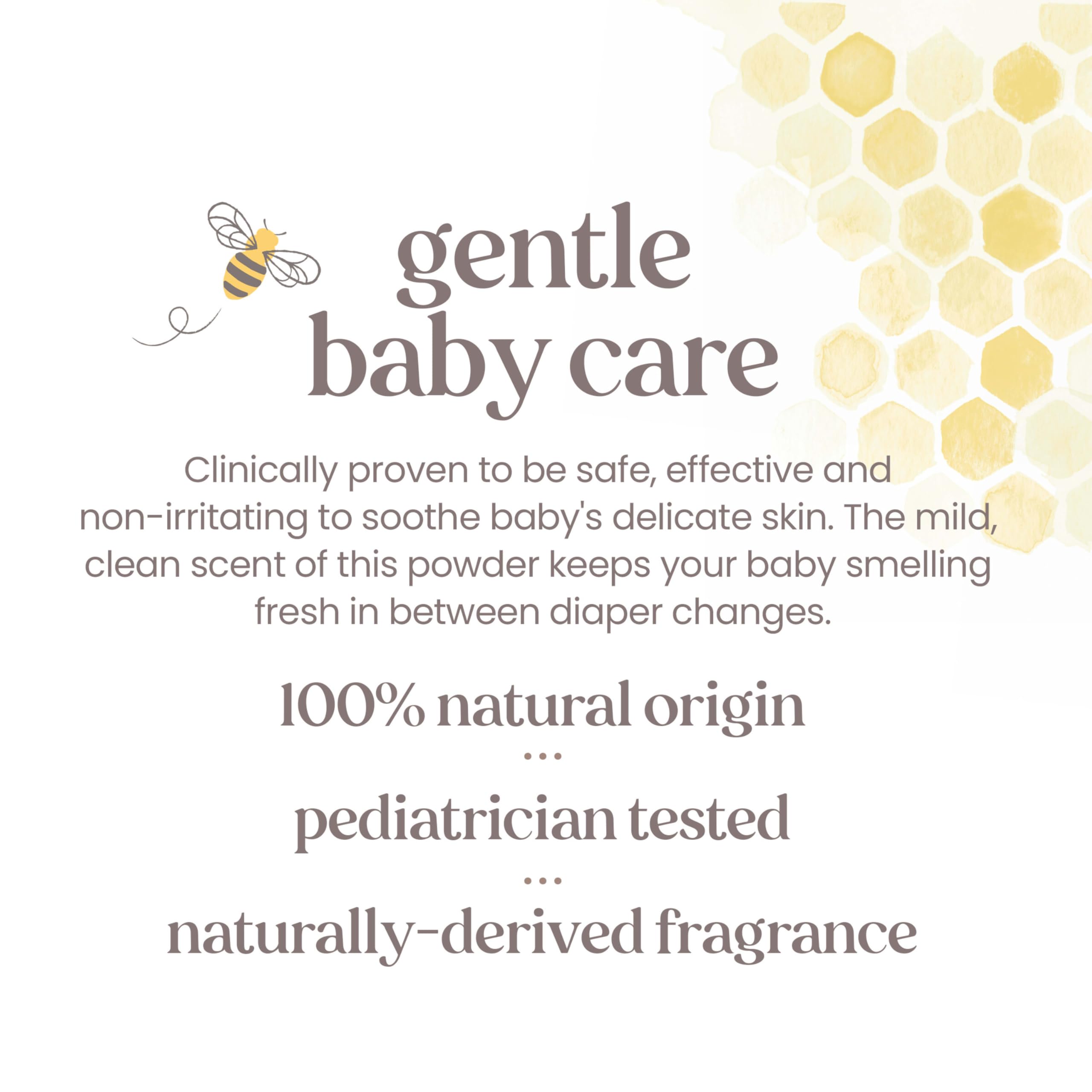 Burt's Bees Baby Dusting Powder, 100% Natural Origin Baby Powder Talc-Free, 7.5 oz. Bottle