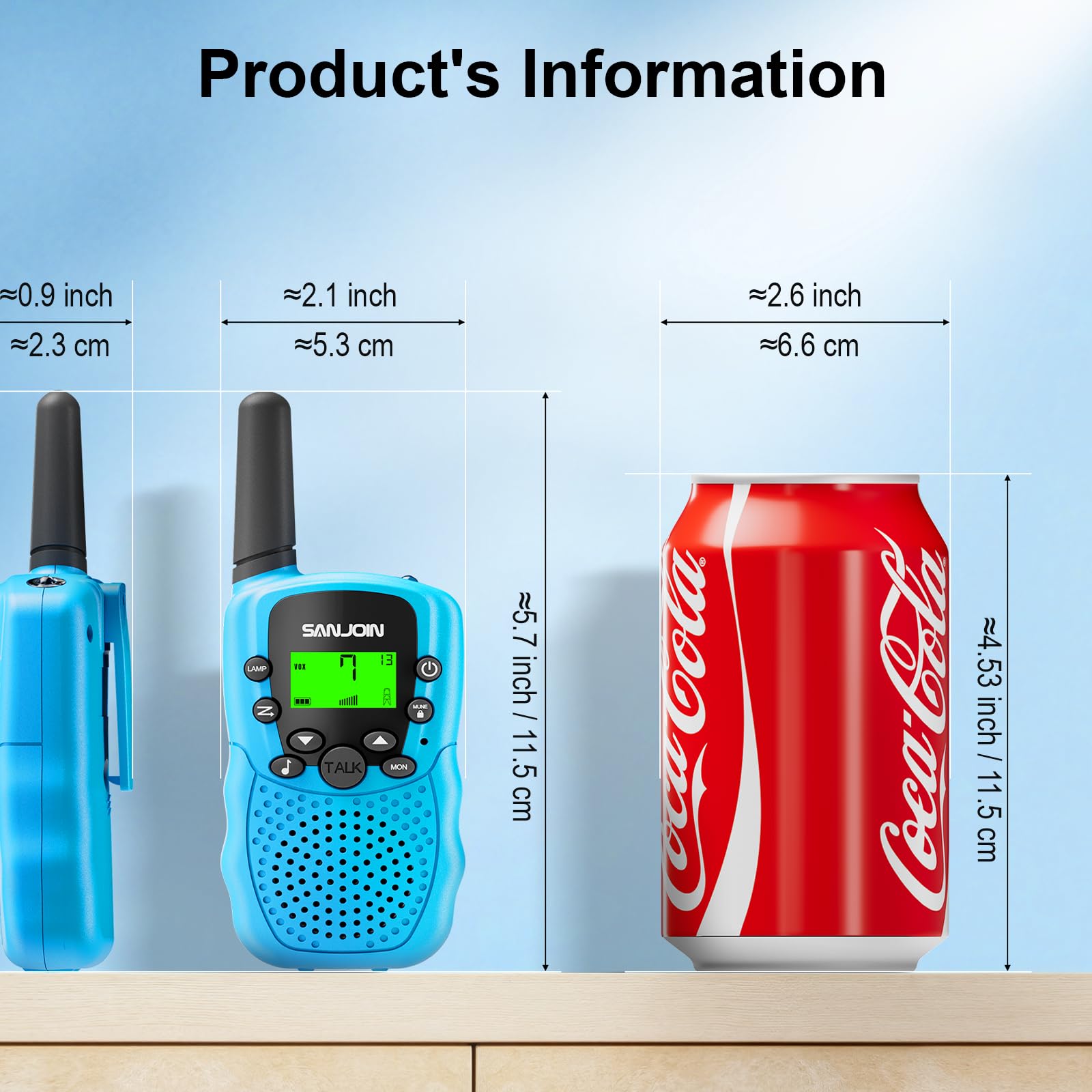 Walkie Talkies for Kids Toys Valentines Day Gifts for Kid Boys Girls 4-6, 3 Miles Range Walkie Talkie to Camping, Outdoor, 4 Year Old Girl Birthday Gifts for 3 4 5 6 7 8 9 Year Old Boy Girl Gifts