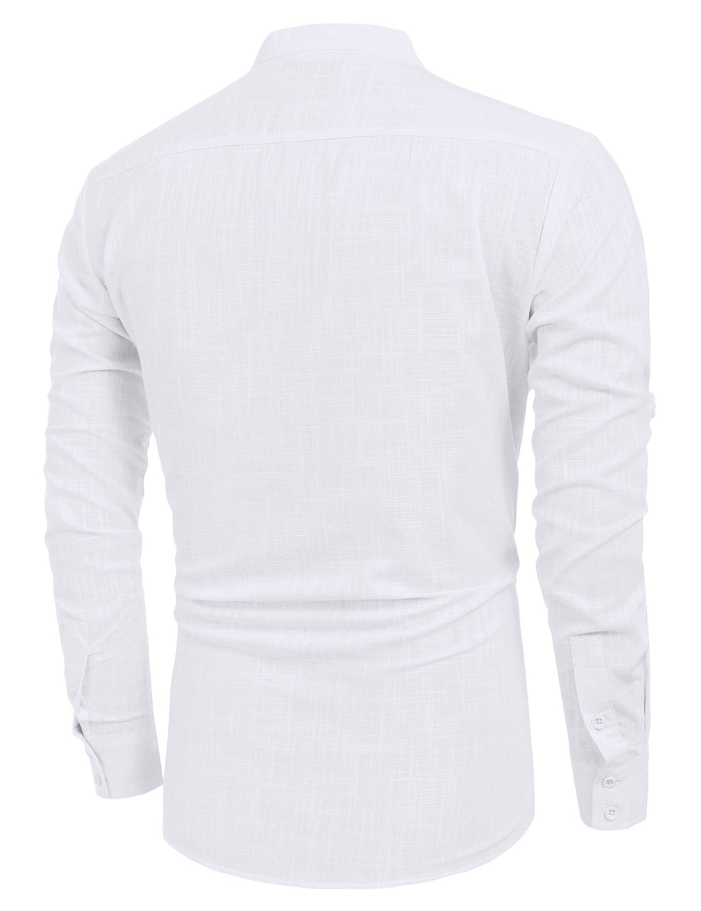 COOFANDY Men's Cotton Linen Shirts Long Sleeve Casual T-Shirts Hippie Summer Beach Tops