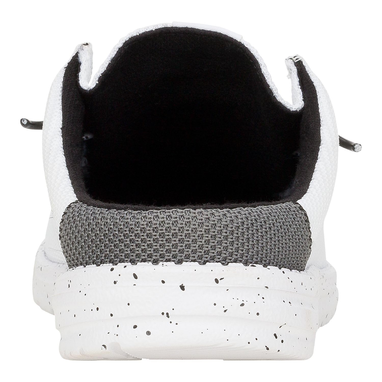 HEYDUDE Men's Wally Slip Varsity White/Black Size 11, Men’s Shoes, Men's Slip-on Loafers, Comfortable & Light-Weight