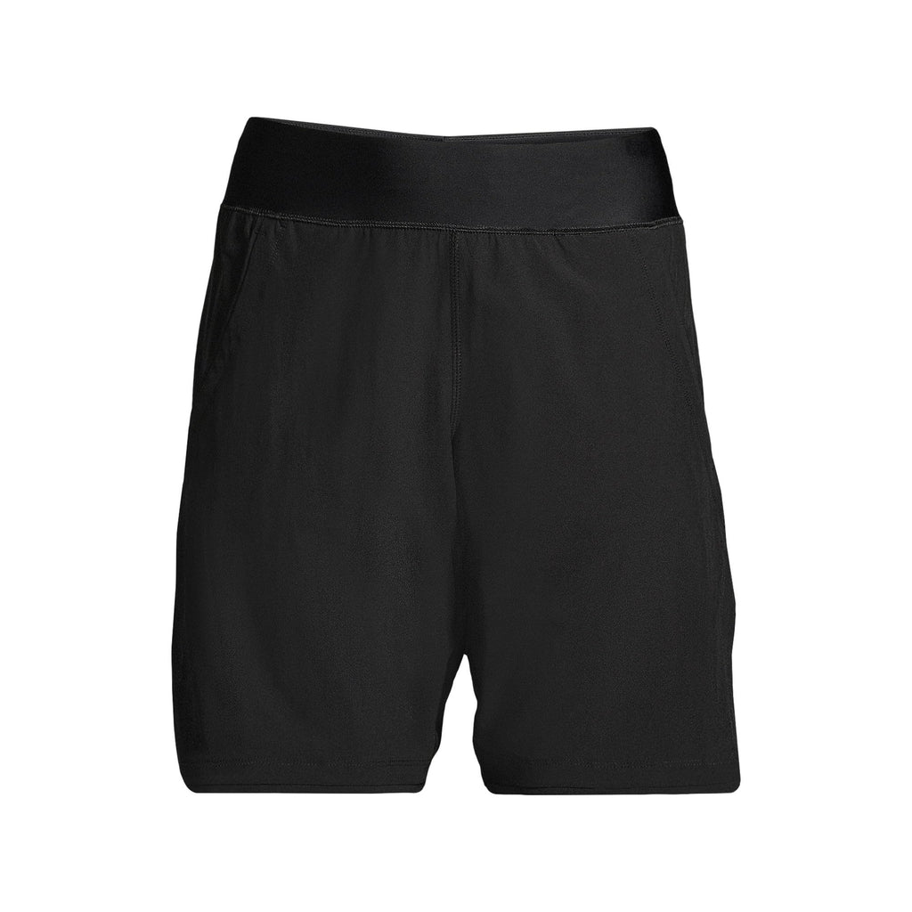 Lands' End Womens Sunshade UPF 50 9 Inch Board Shorts with Panty Black Petite 0