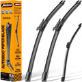 3 Wiper Blades Replacement for Ford Explorer 2011-2018 2019 2020 2021 2022 2023 2024,Original Equipment Replacement Front and Rear Windshield Wiper Blade - Pinch Tab 26"/22"/11" (Set of 3)