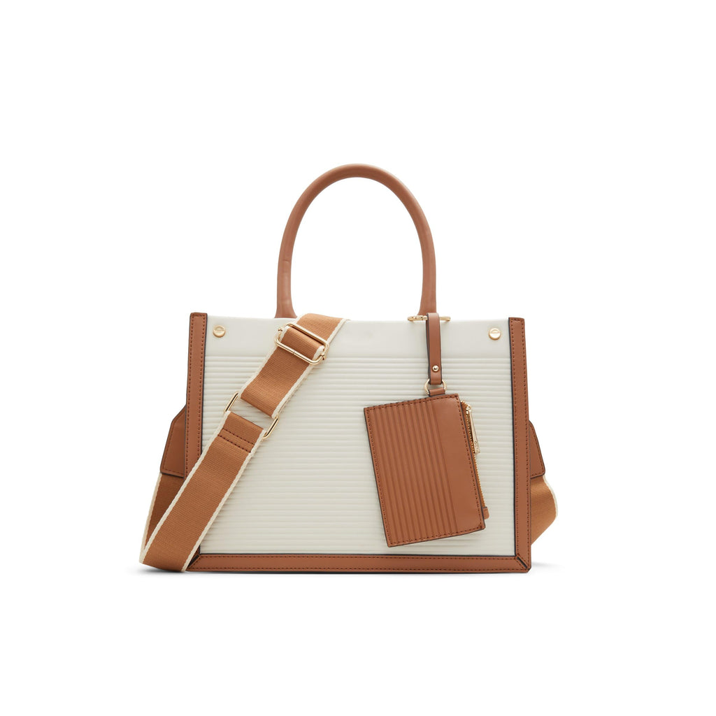 Aldo Women's Daspiass Satchel, Bone Multi