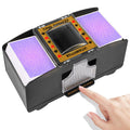 FEIERYA Automatic Card Shuffler 2 Deck,Battery-Operated Electric UNO Poker Shuffler,Playing Card Shuffler for Home Card Game,Travel