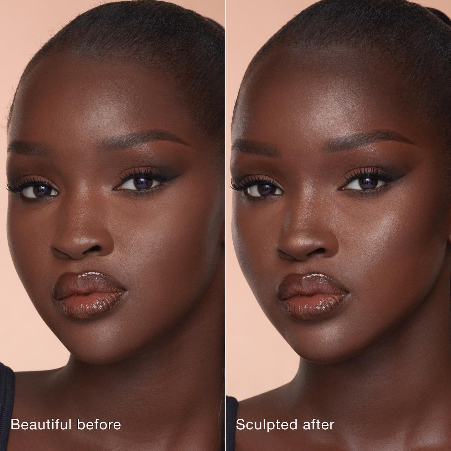 Charlotte Tilbury Hollywood Liquid Contour Wand - Easy-to-Use Contour Stick & Liquid Bronzer for Sculpting & Shaping - Leaves a Natural-Looking Sculpted Finish - Deep