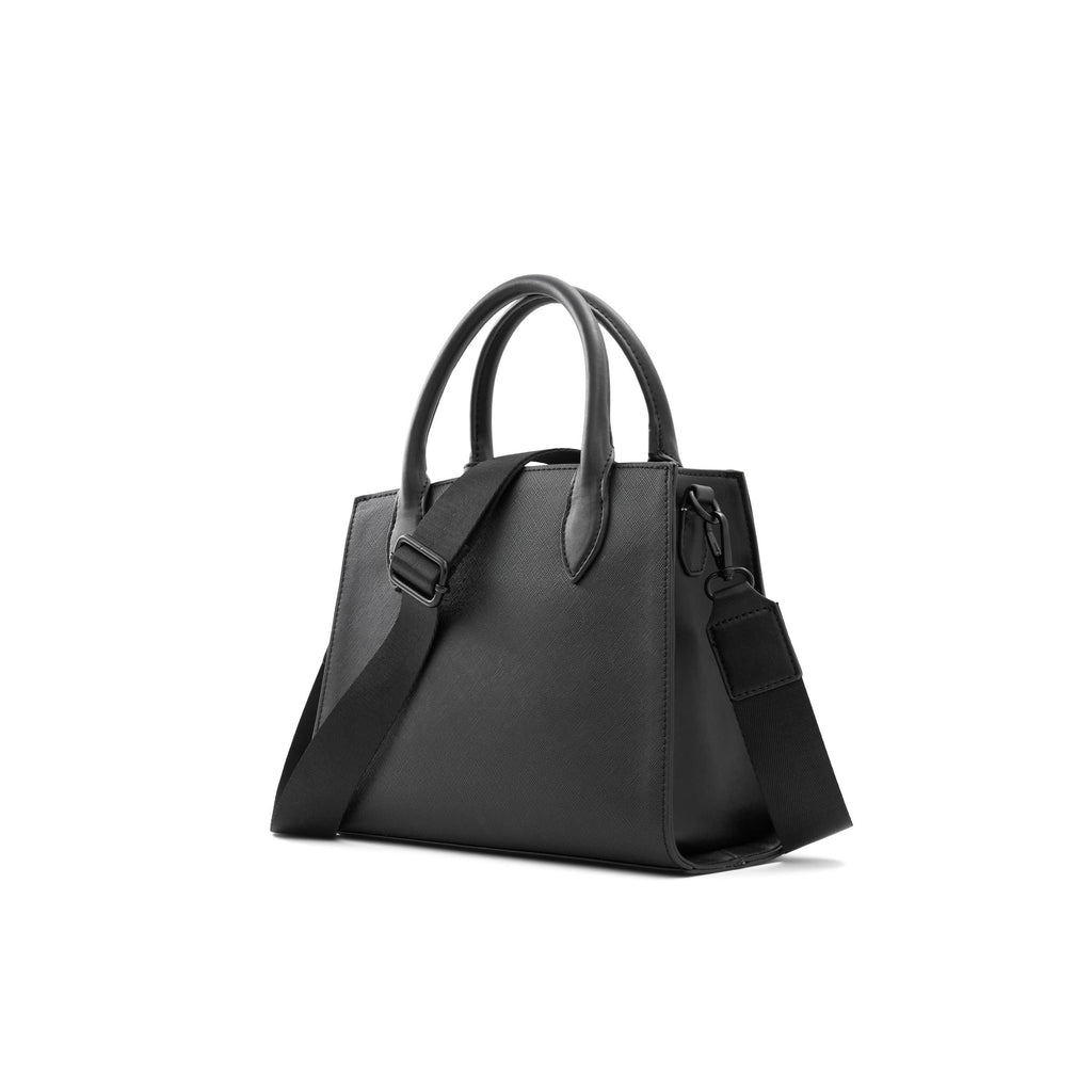 ALDO Women's Cadoanad Satchel Bag, Black/Black