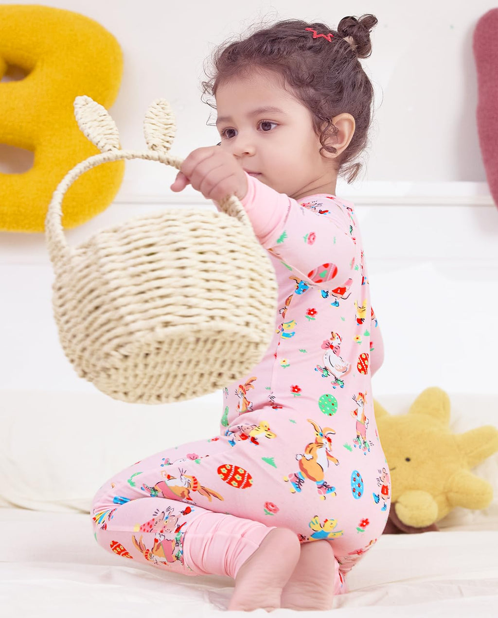 babee Reshinee Bamboo Viscose Baby Footie Pajama, Zipper Pajamas for Baby Boys & Baby Girls 0-24M