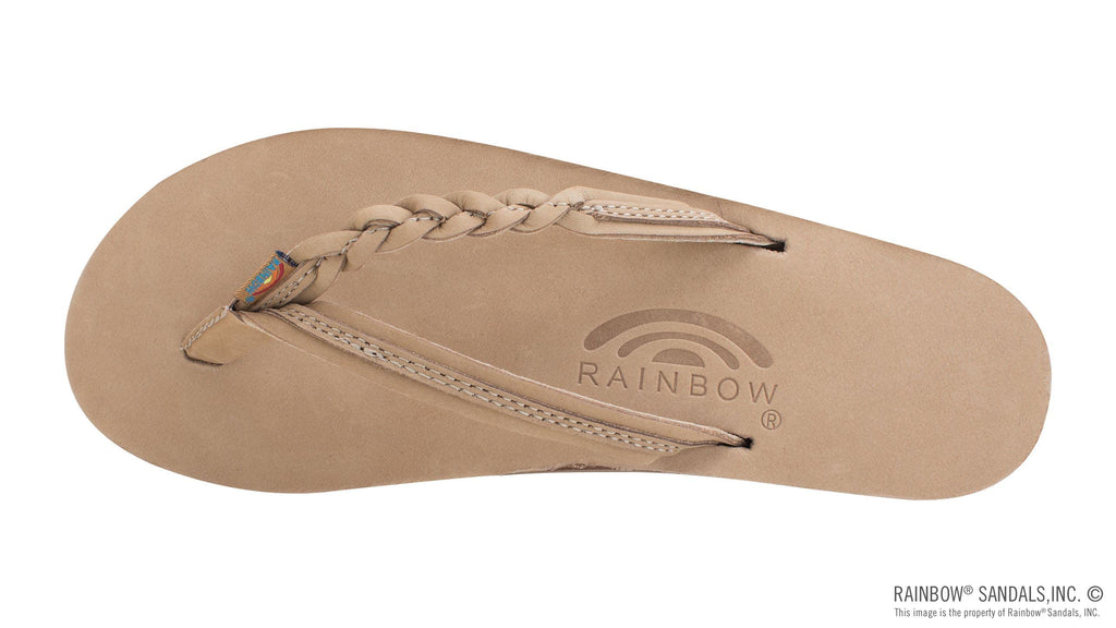 Rainbow Sandals Women's Flirty Braidy Sierra Brown Sandal Ladies Large (7.5-8.5 Women US)