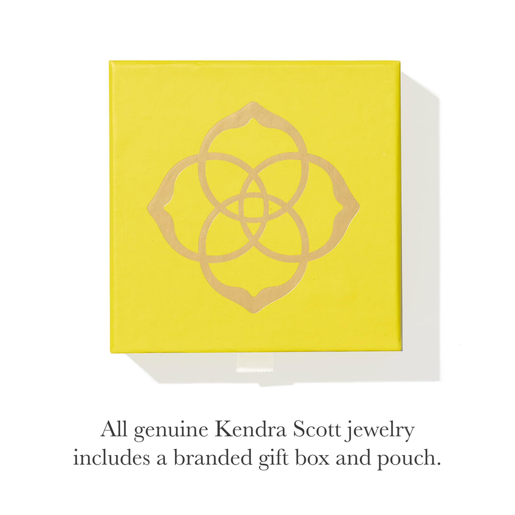 Kendra Scott Elisa Short Pendant Necklace for Women, Dainty Fashion Jewelry, 14k Gold-Plated, Amethyst