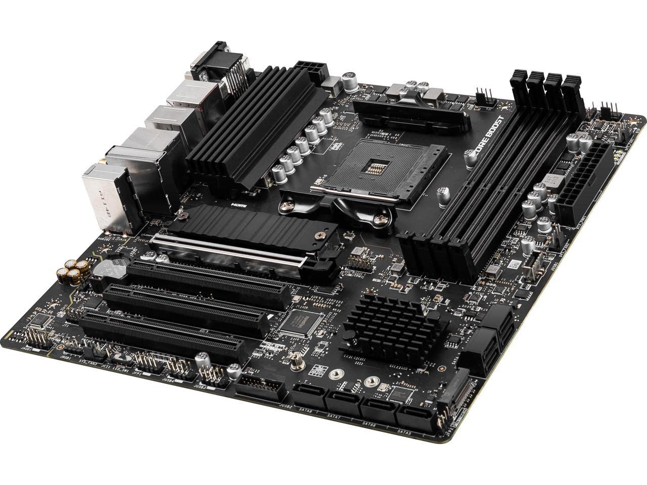 MSI PRO B550M-VC WiFi ProSeries Motherboard (AMD Ryzen 5000 Series, AM4, DDR4, PCIe 4.0, SATA 6Gb/s, M.2, USB 3.2 Gen 2, HDMI/DP, Wi-Fi 6E, Bluetooth 5.2, mATX)