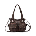 Purses and Handbags for Women Small Hobo Shoulder Bags Soft PU Leather Multi Pockets Tote Bag