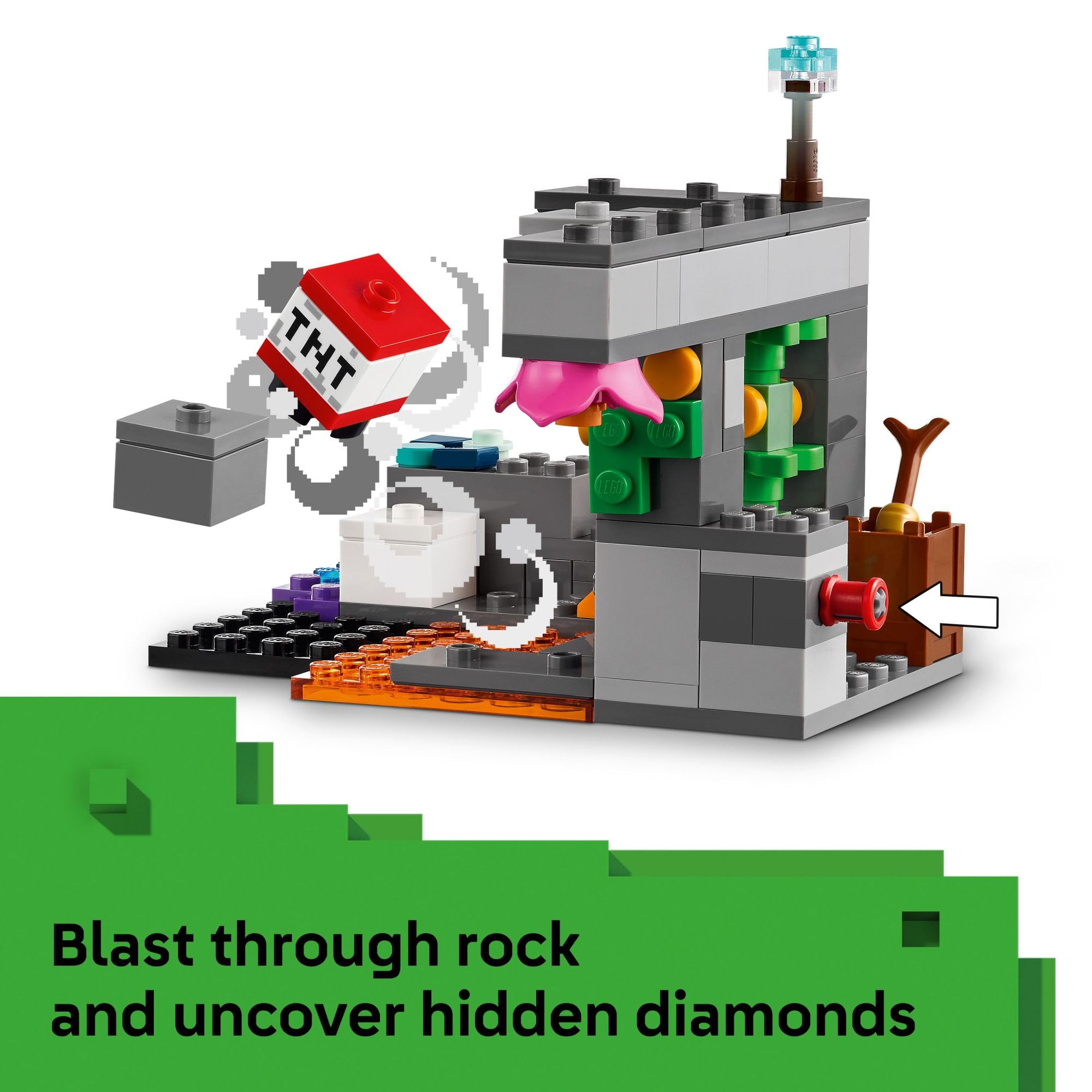 LEGO Minecraft The Warden Encounter Kids Toy - Collectible Building Set for Boys and Girls 7+- with Silent Ranger Minifigure - Great Birthday Gift for Gamers and Kids Who Love Minecraft Toys - 21274
