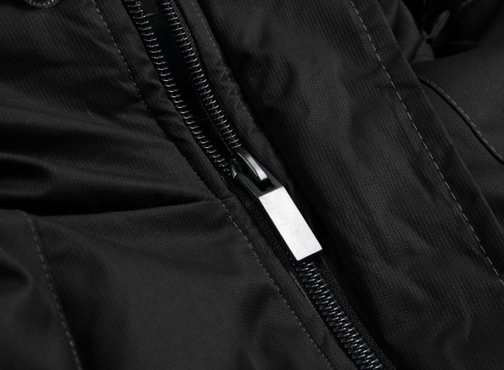Keevoom Men's Winter Jackets Warm Ski Snow Coats Waterproof Hooded Raincoats Snowboarding Lined Windproof Windbreaker