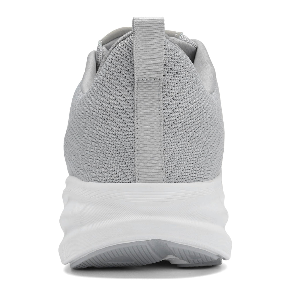 VAMJAM Mens Running Shoes Fashion Sneakers Non Slip Walking Shoes Comfortable Tennis Cushion Athletic Shoes for Men Lightgrey Size 11