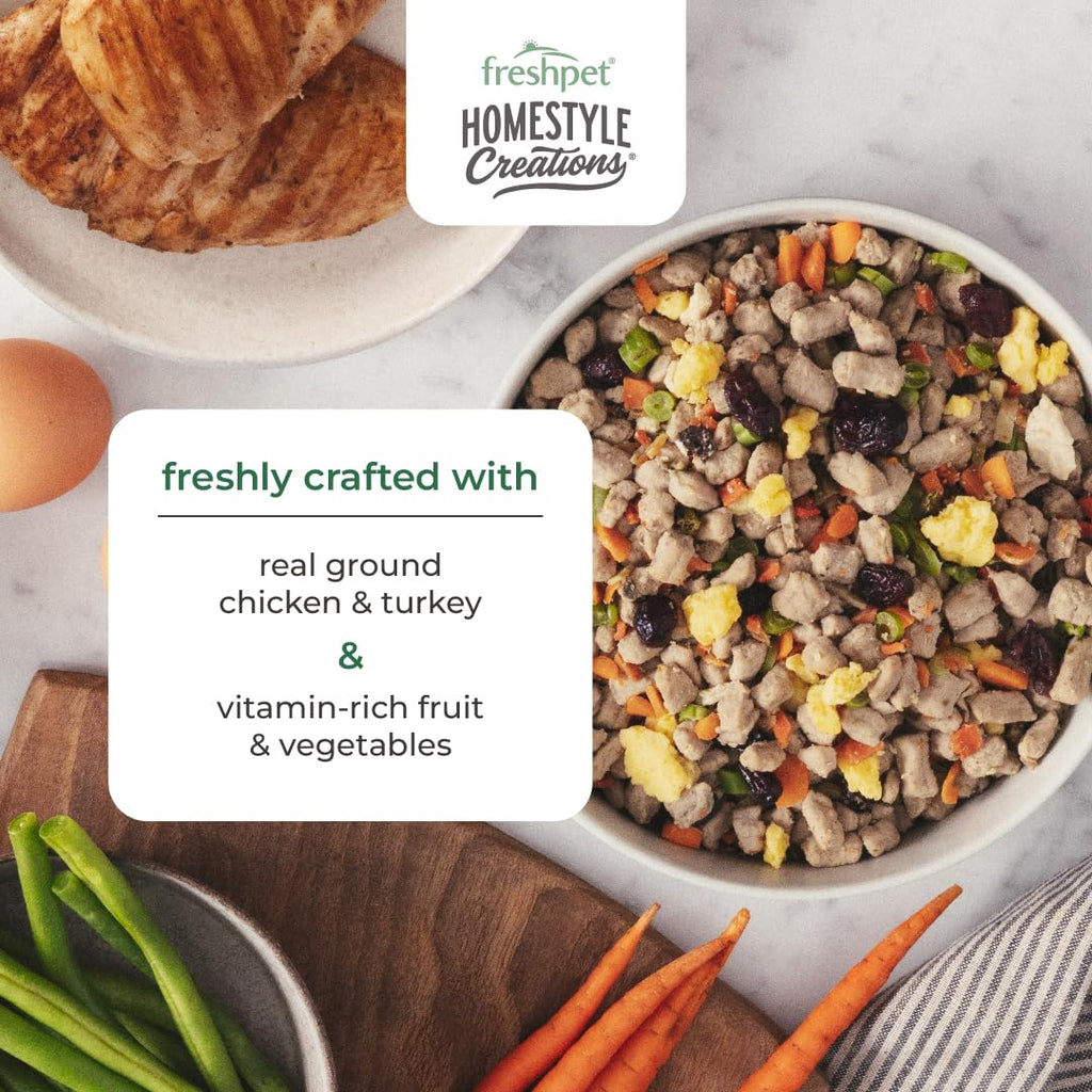 FRESHPET HOMESTYLE Creations Chicken & Turkey Recipe 1 LB
