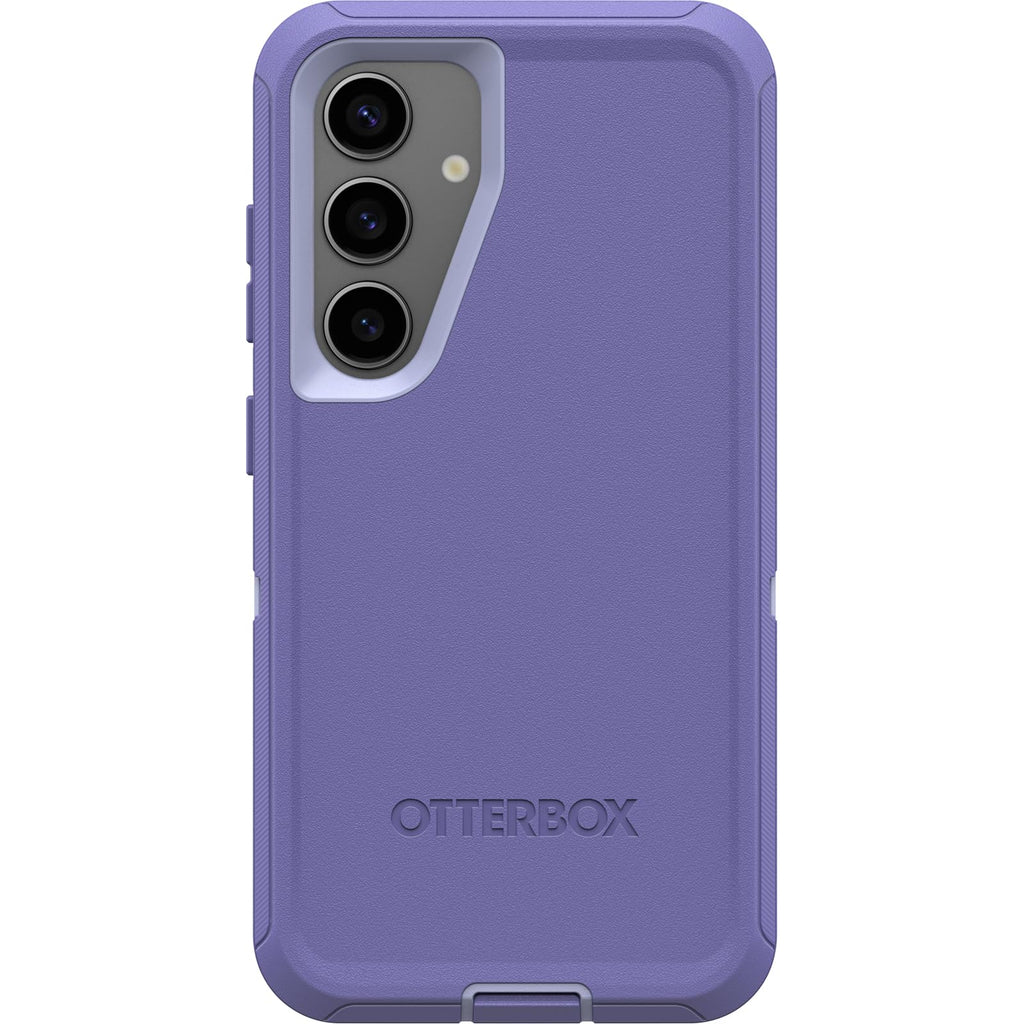 OtterBox Samsung Galaxy S24 Defender Series Case - MOUNATIN Majesty (Purple), Rugged & Durable, with Port Protection, Includes Holster Clip Kickstand