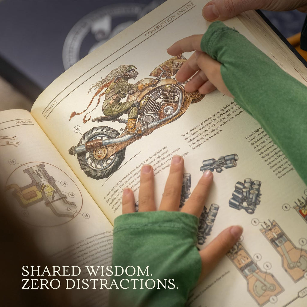 HUNGRY MINDS The Book in a Gift Box: Ultimate Guide for Rebuilding Civilization - Unique Artifact - Knowledge Encyclopedia with Over 400 Pages of Detailed & Catchy Illustrations