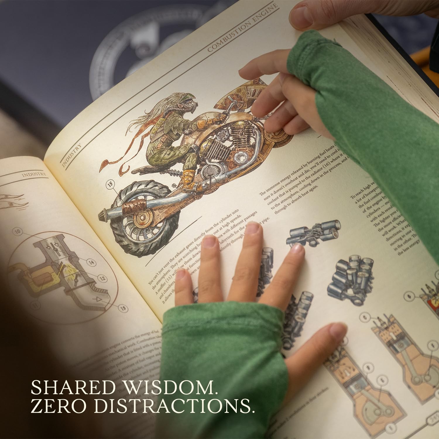 HUNGRY MINDS The Book in a Gift Box: Ultimate Guide for Rebuilding Civilization - Unique Artifact - Knowledge Encyclopedia with Over 400 Pages of Detailed & Catchy Illustrations