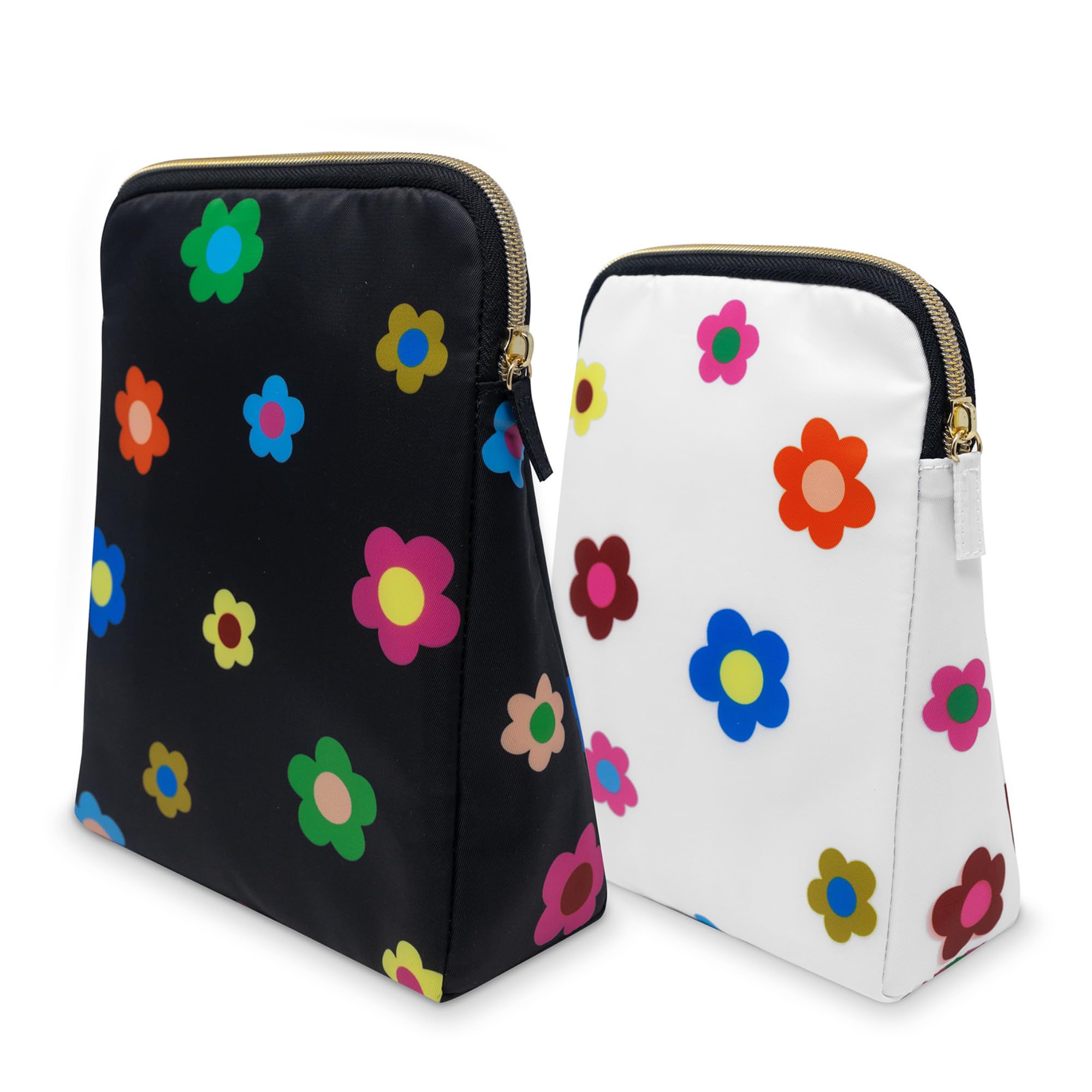 kate spade new york Insulated Snack Bag Keeper with Zipper, Reusable Thermal Sandwich Bag Holders for Lunch Bag, Gingham Garden