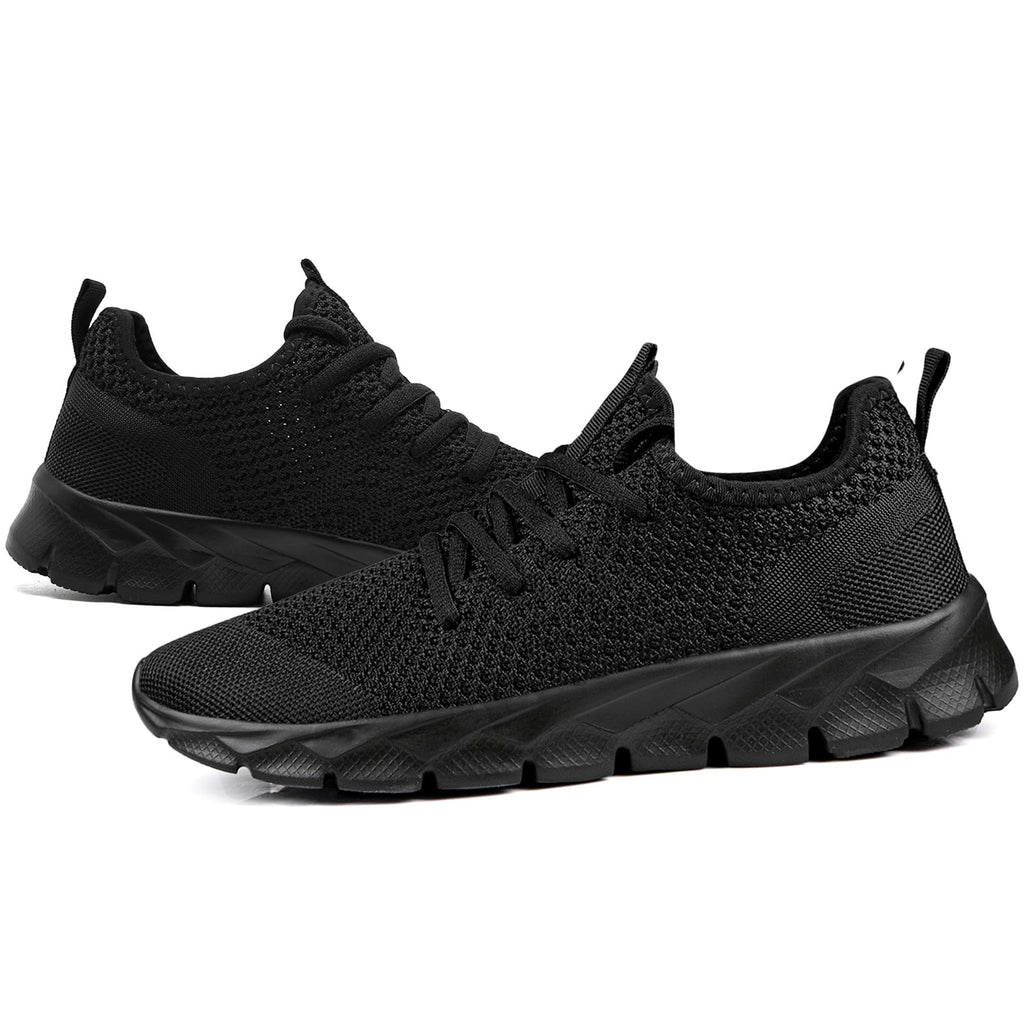 VLHGCG Running Black Shoes for Men Tennis Slip on Sneakers Casual Walking Fashion Shoe Lightweight Slippers Size 14.5