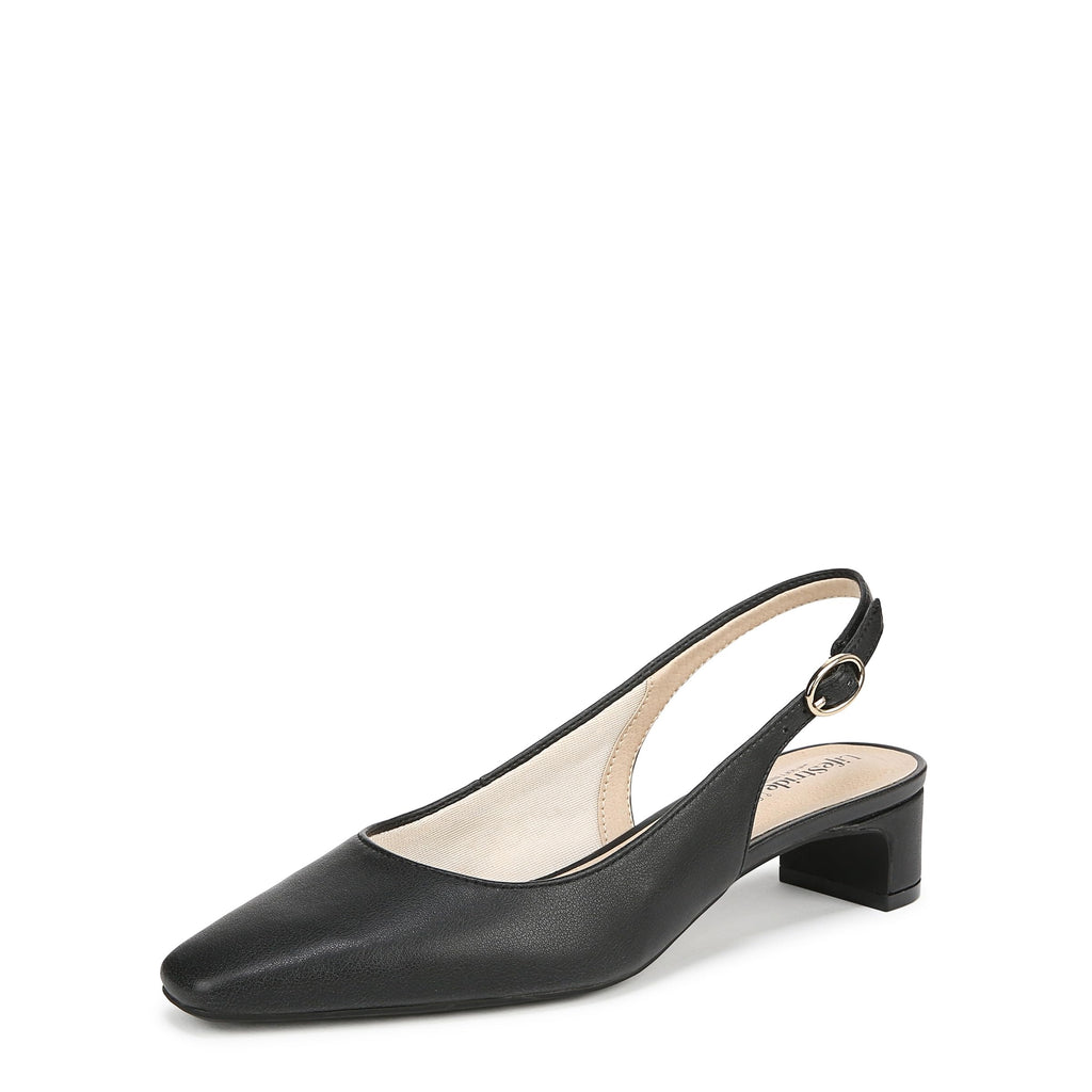 LifeStride Womens Lorena Pump Black 5 M