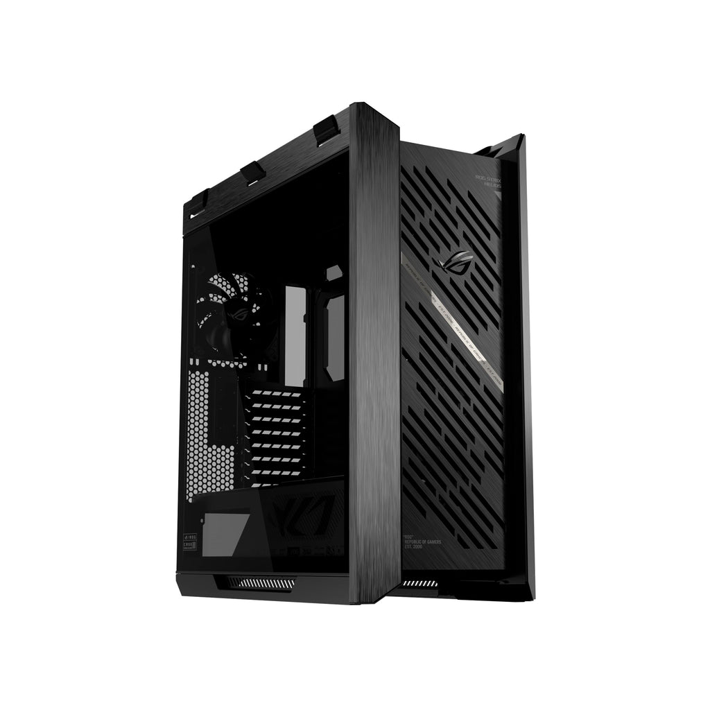 ASUS ROG Strix Helios II EATX mid-Tower Gaming PC case, with Dual Tempered Glass Side Panels, Support for Graphics Cards up to 450mm Long, Graphics Card Braces and Support for up to 420mm radiators