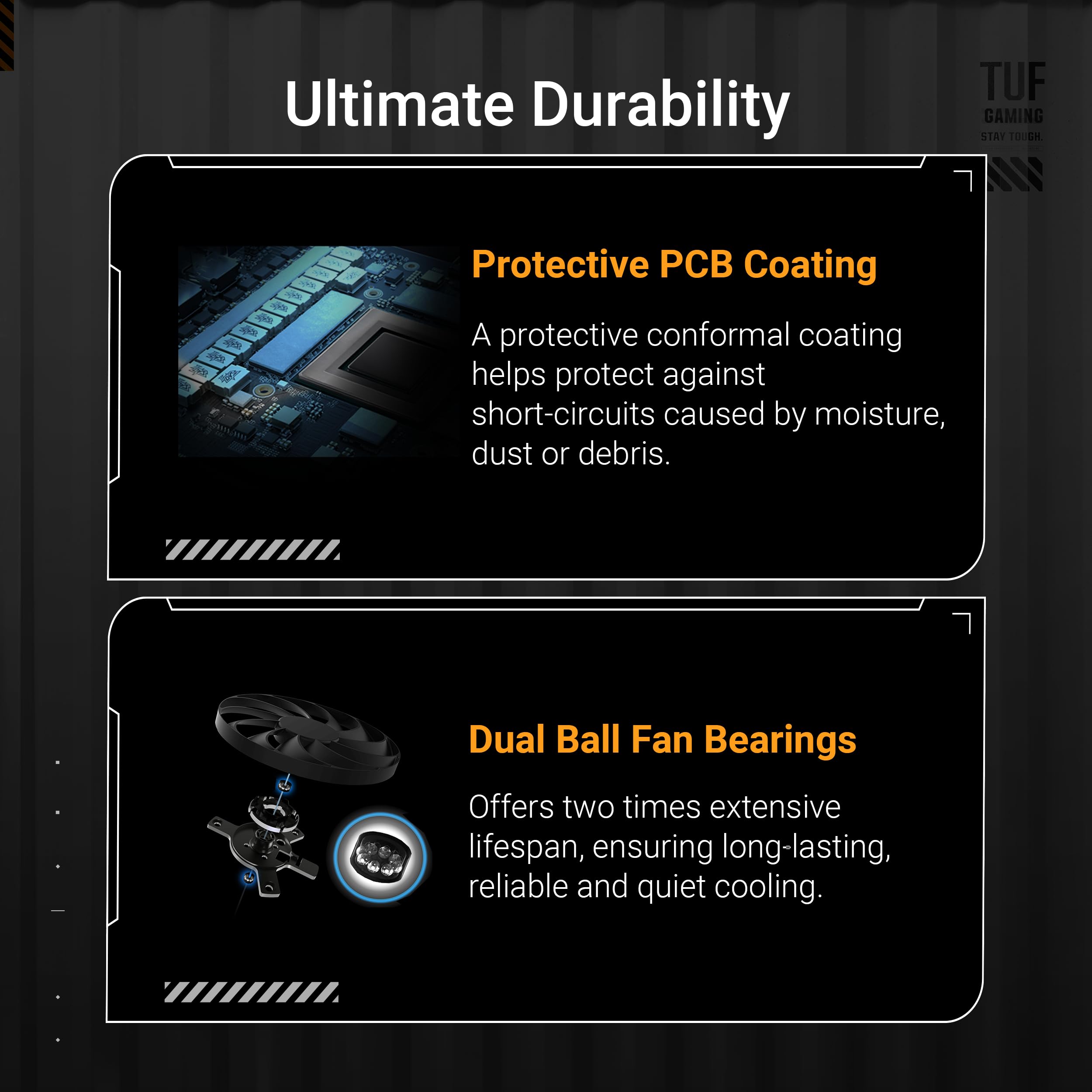 ASUS TUF GeForce RTX™ 5060 Ti 8GB GDDR7 OC Edition Graphics Card, NVIDIA, Desktop (PCIe® 5.0, HDMI®/DP 2.1, 3.1-Slot, Military-Grade Components, Protective PCB Coating, Axial-tech Fans)
