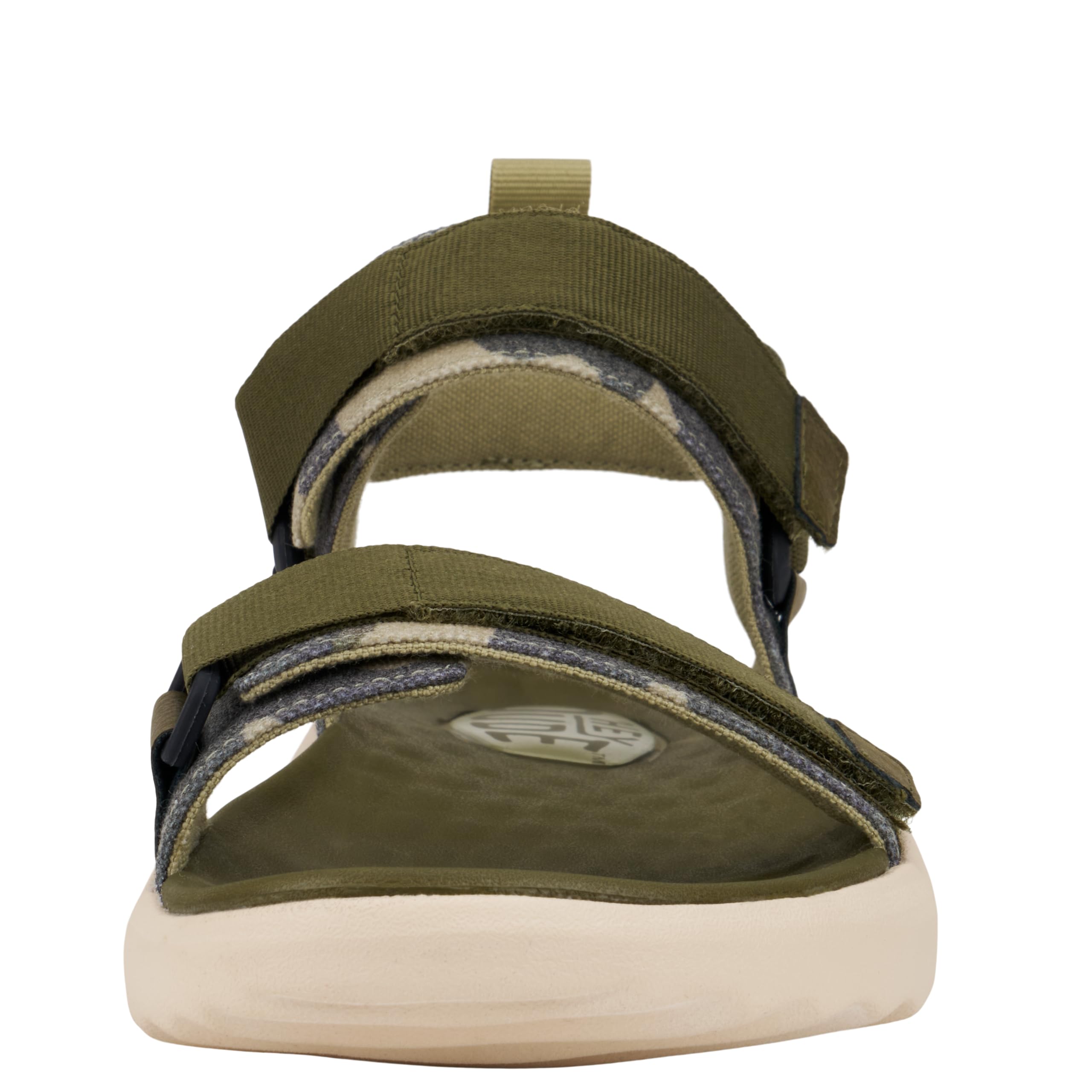 HEYDUDE Men's Carson Sandal Green Camo