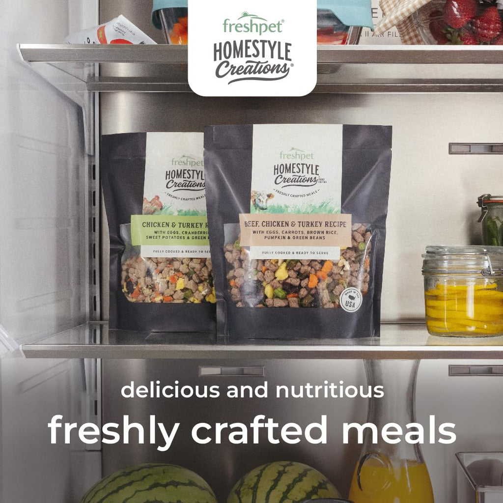 FRESHPET HOMESTYLE Creations Chicken & Turkey Recipe 1 LB