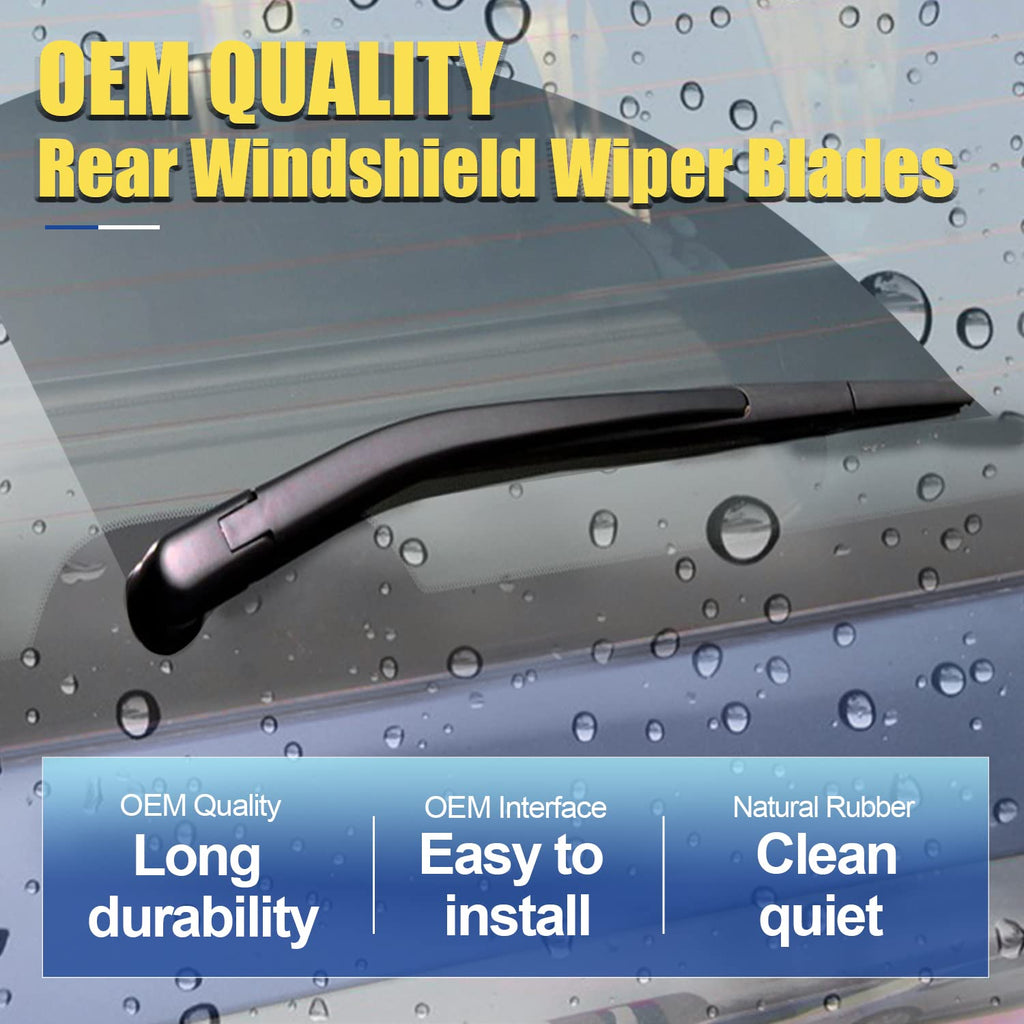 3 wipers Replacement for 2017 2018 2019 2020 2021 2022 Honda CRV CR-V, Windshield Wiper Blades Original Equipment Replacement - 26"+17"+12" (Set of 3) U/J HOOK