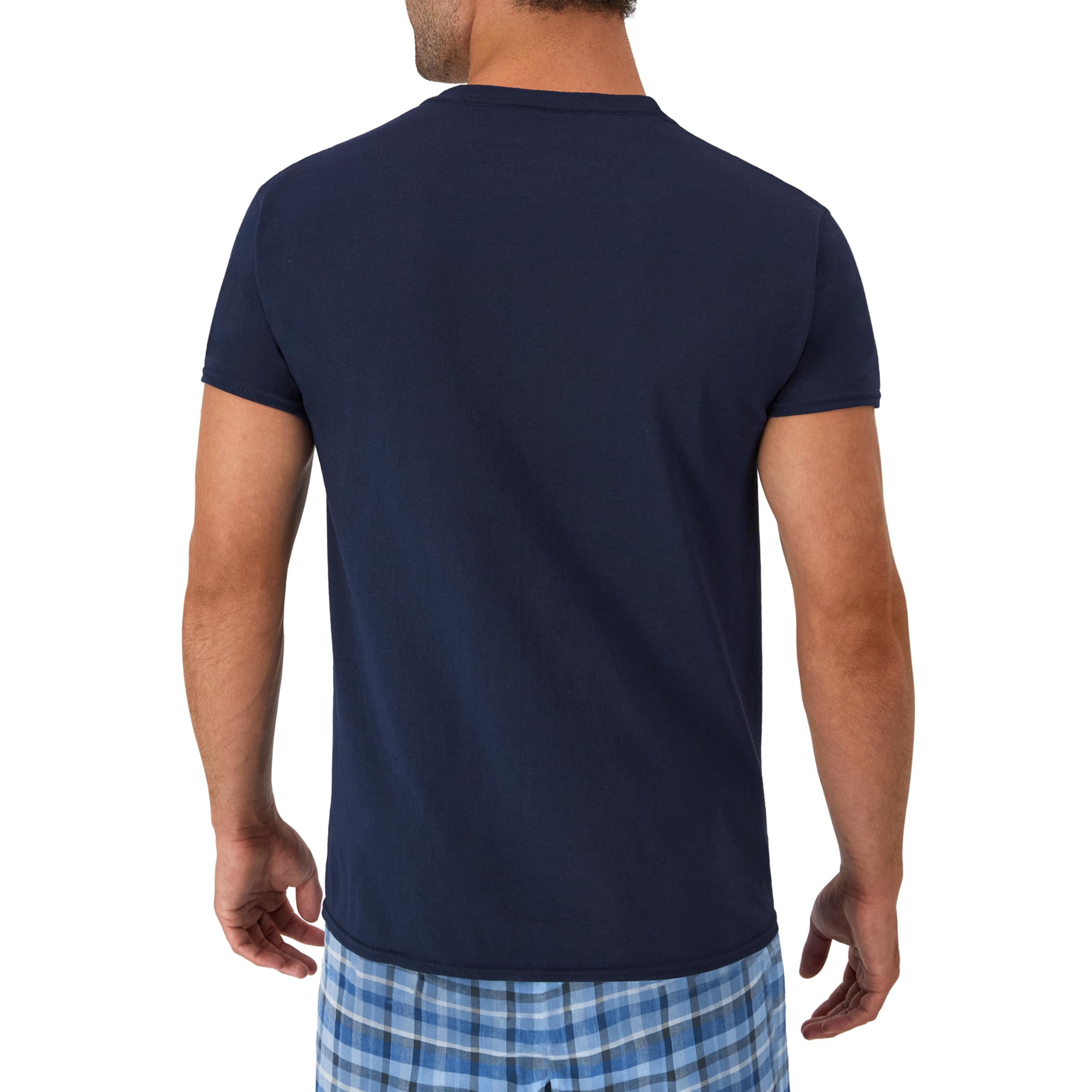 Hanes Men's Cotton Pocket T-Shirt, Moisture-Wicking with Odor Control, Assorted, 6-Pack