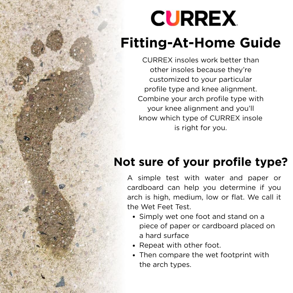 CURREX RunPro Insoles for Running Shoes, Arch Support Inserts to Help Reduce Fatigue, Prevent Injuries, Boost Performance for Men & Women (Medium Arch, Size Large)