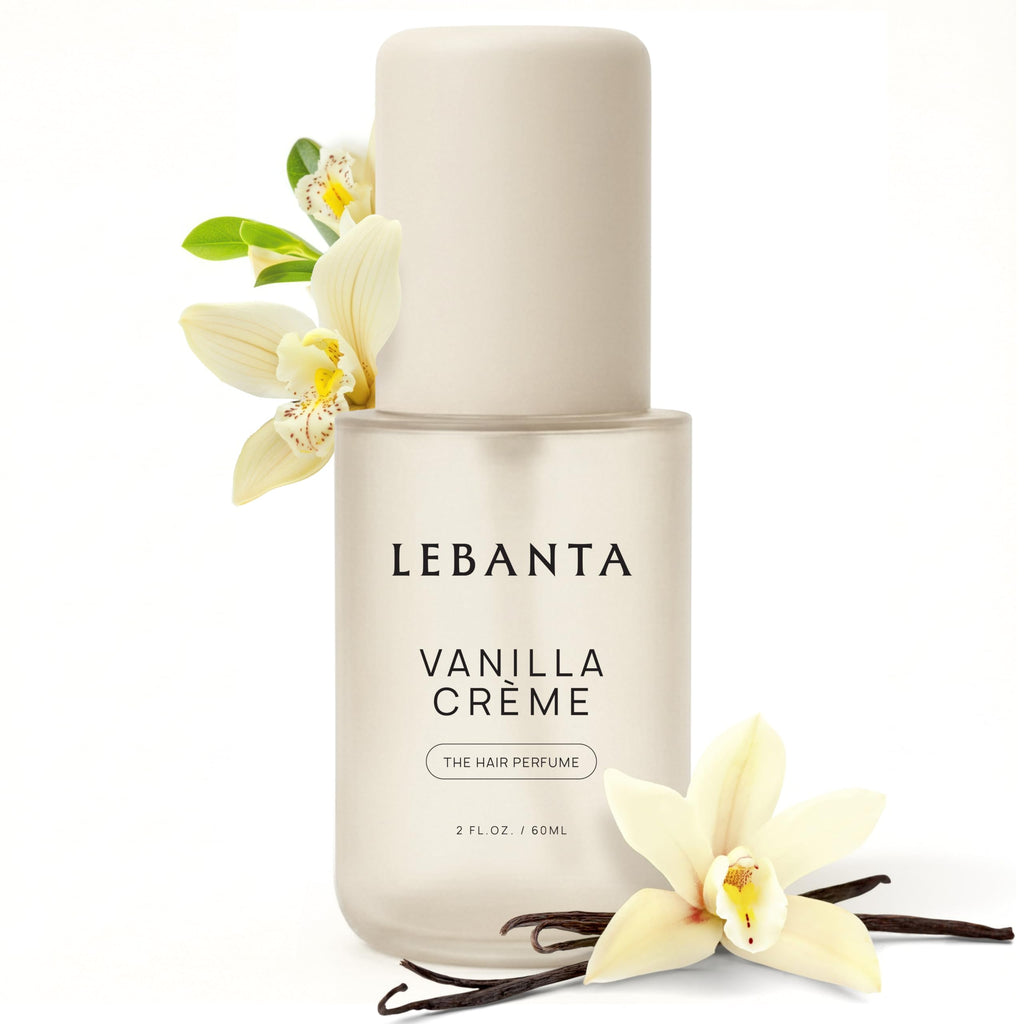 Lebanta Hair Perfume for Women - Odor Eliminator Oil Hair Spray & Body Mist Set - Travel Size Fresh Hair Mist Fragrance Hair Care Gift for Girls, Woman & Teen - 60mL (Vanilla Creme)