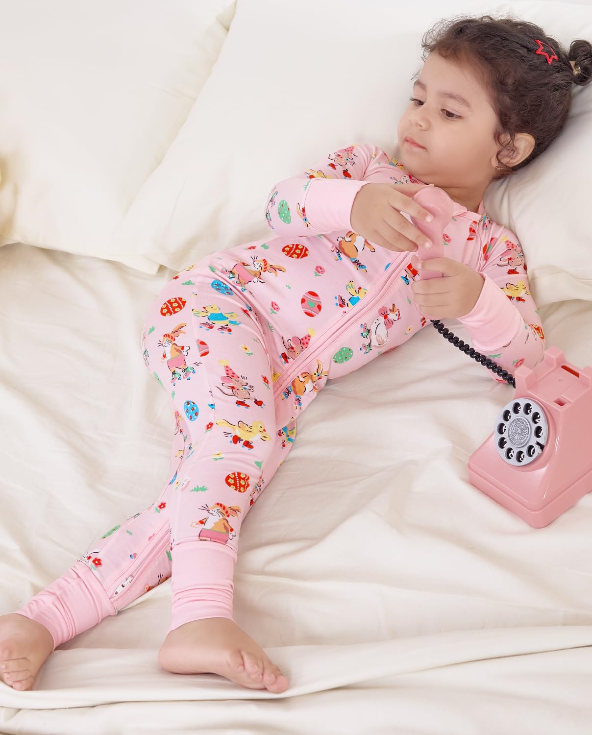 babee Reshinee Bamboo Viscose Baby Footie Pajama, Zipper Pajamas for Baby Boys & Baby Girls 0-24M