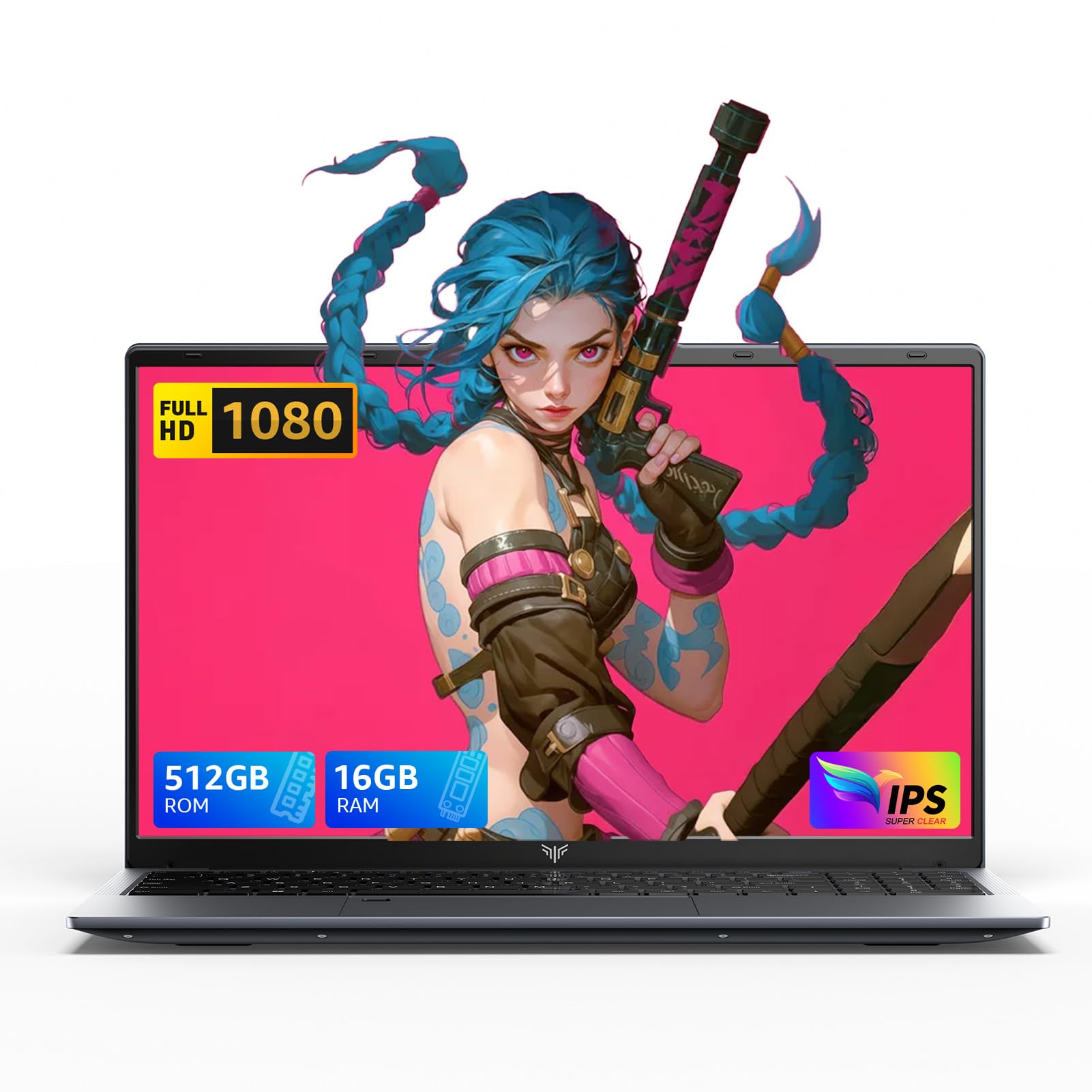 MALLRACE 15.6" IPS AMD Laptop, AMD Ryzen 3 4300U(4C/4T,Beat Intel Processor N100,up to 3.7GHz) Computer with Numbers Keyboard Type-C,WiFi 5 BT5.0, 54.72Wh for Student and Home