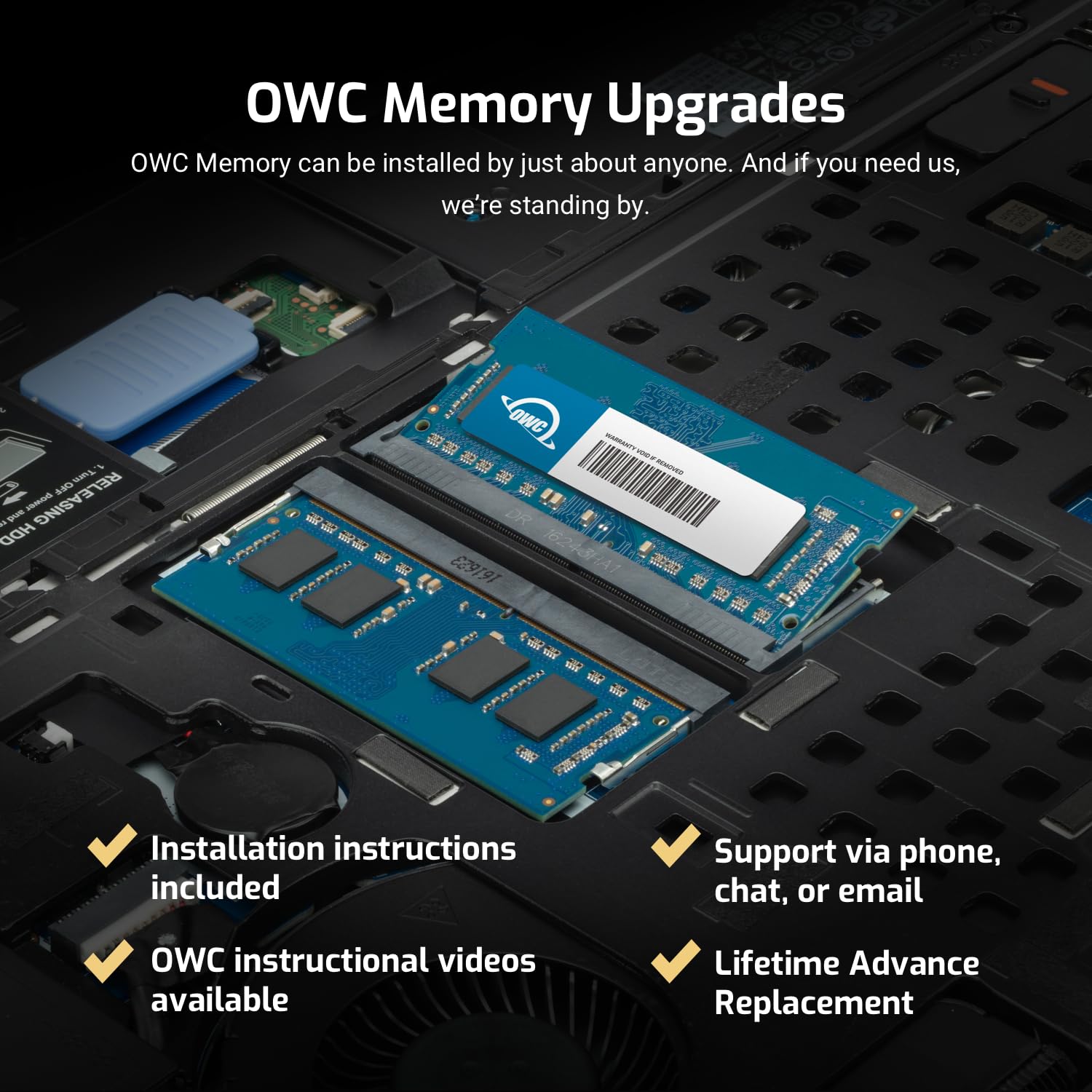 OWC 32GB (2 x 16GB) PC19200 DDR4 2400MHz 260pin SO-DIMMs Memory Ram Upgrade Compatible with 27 and 21.5 iMac (Mid 2017), and Compatible PCs Compatible with MP7N2G/A