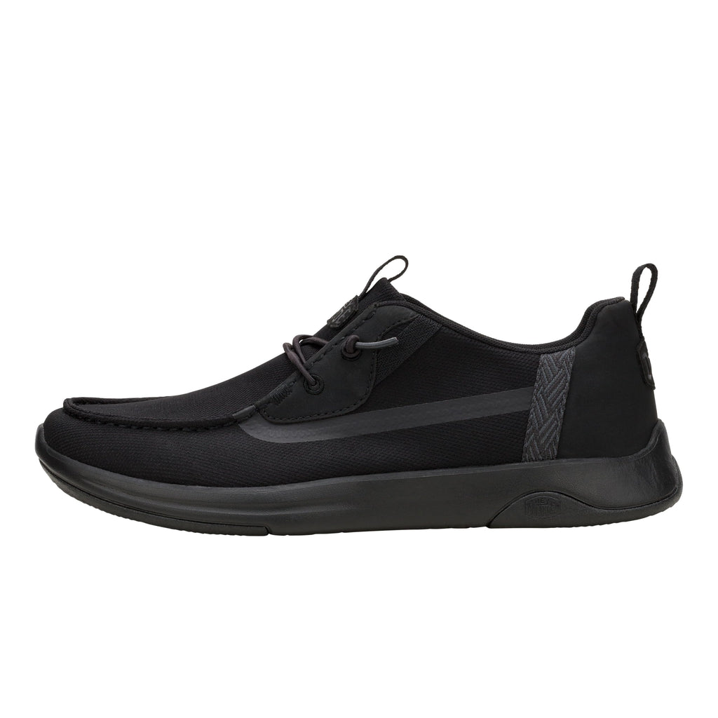 HEYDUDE Wally Drift Mesh - Black/Black