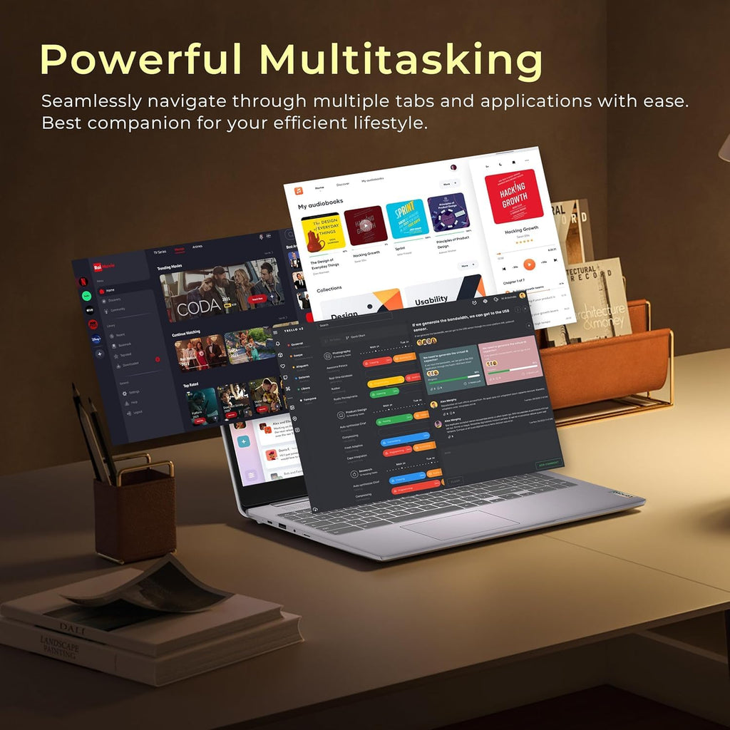 Lenovo Chromebook Premium 15.6" FHD Slim Light Laptop Computer Business & Student, Intel Celeron N4500, 4GB RAM, 192GB Storage (64GB eMMC+ 128GB Card), WiFi 6, Long Battery, Chrome OS HubxcelAccessory