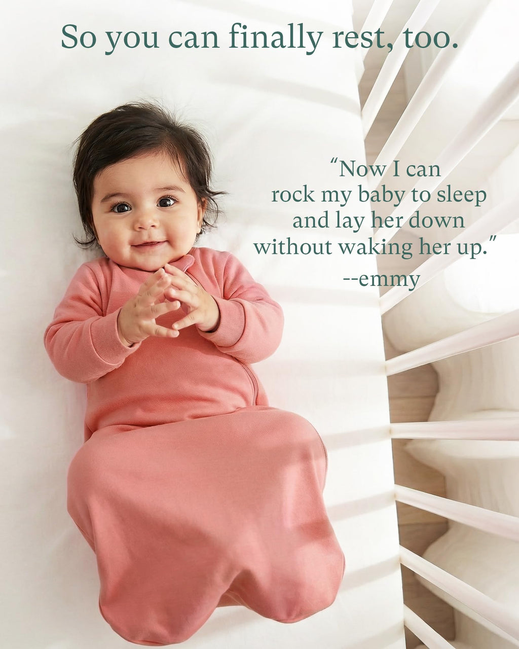 PurComfy Supersoft Long Sleeve Sleep Sack 1.0 TOG, Premium Baby Sleeping Bag 2-Way Zipper Sleep Sack with Sleeves 6-15 Month, Blush