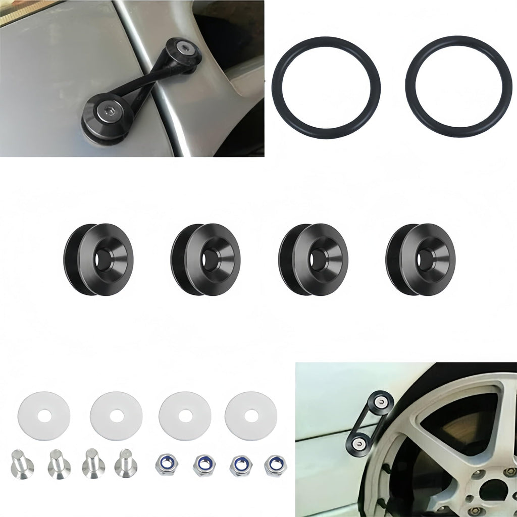 Mejiao Bumper Clips Pink 12PC Bumper Quick Release Universal Bumper Holders for Cars it Can be Applied to Front and Rear Bumpers,Trunks,Fenders,Hatches,Hoods,Etc.