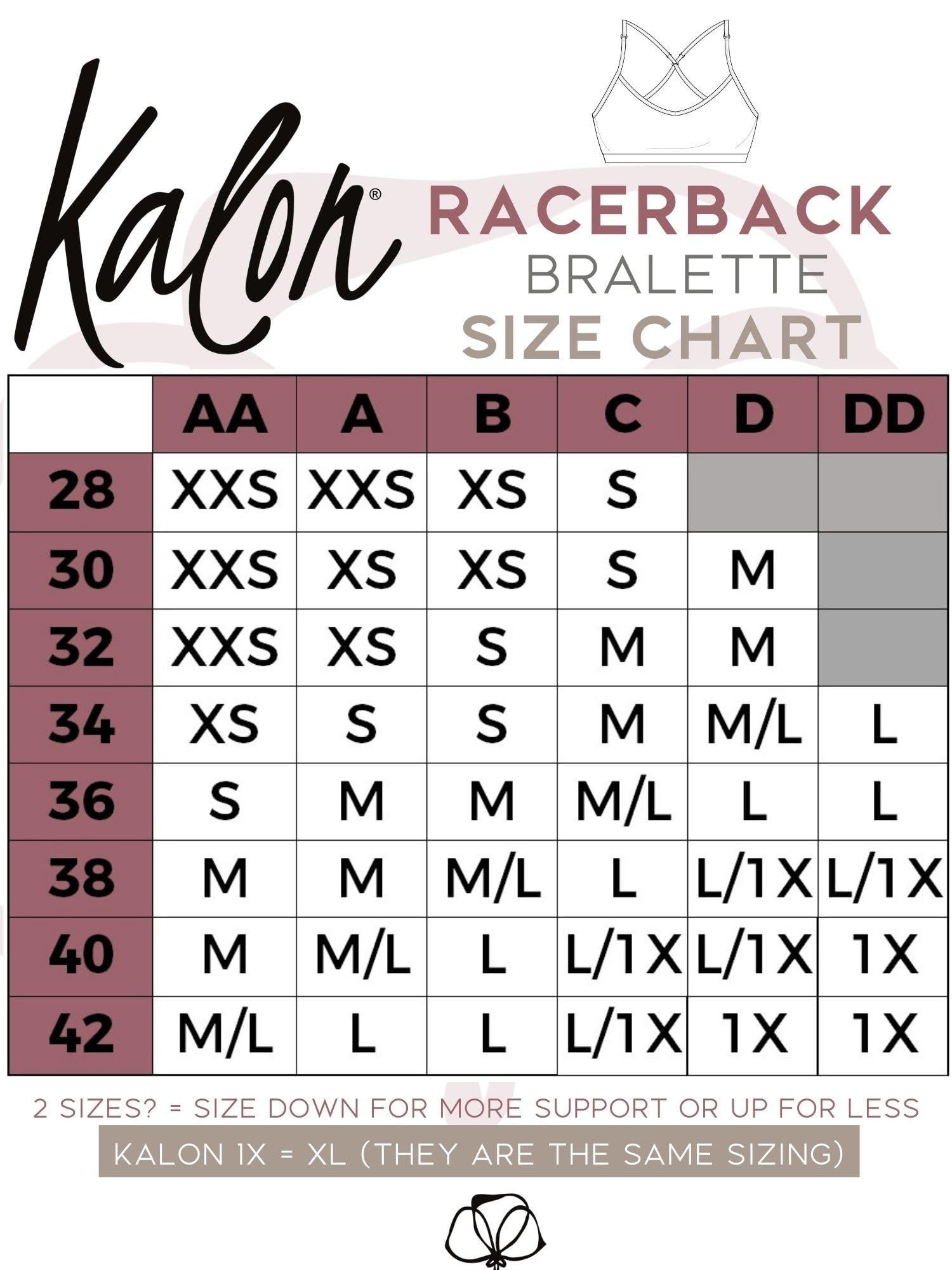 Kalon Women’s 4 Pack Racerback Sports Bralette Seamless Wireless Comfort Bra (Large, Basics)