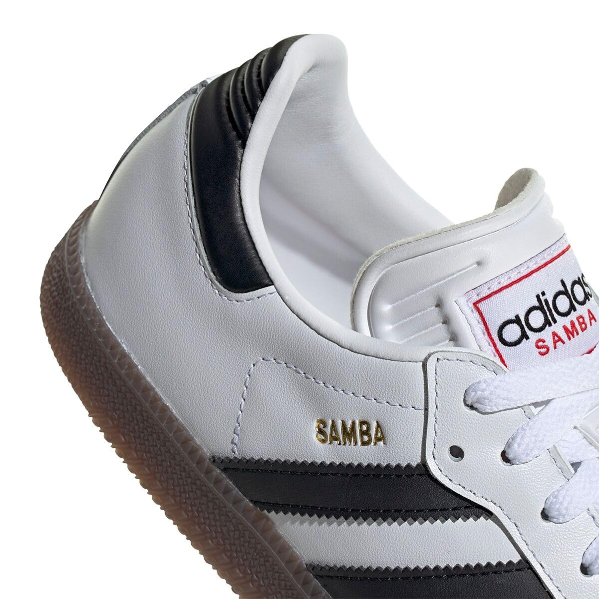 Adidas Unisex-Adult Samba Indoor, White/Black/Vivid Red, 7.5