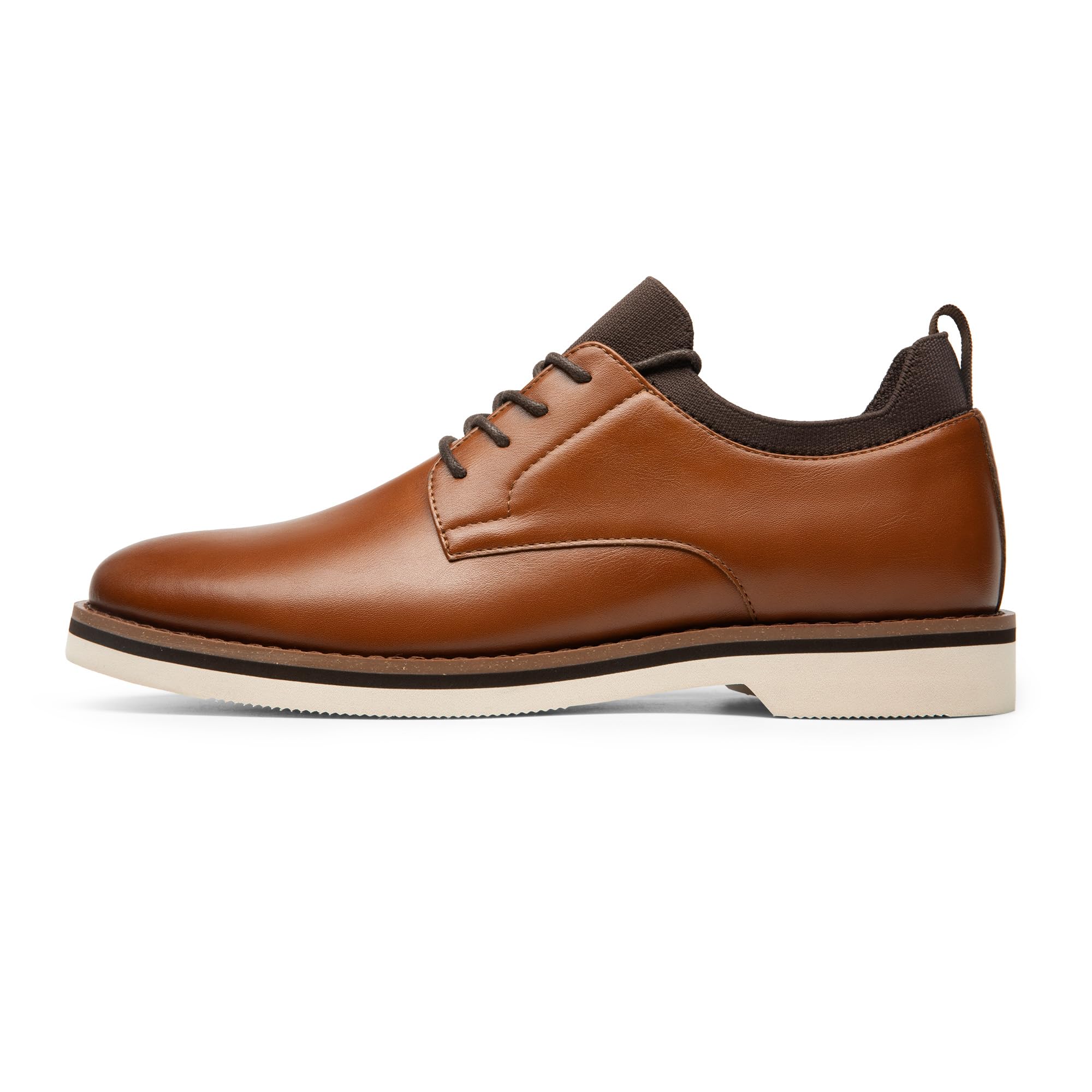 Bruno Marc Men's Lace-Up Comfortable Fashion Dress Shoes,Size 9.5,Brown,BMUMOX2508