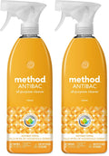 Method Antibacterial All-Purpose Cleaner Spray, Citron, Kills 99.9% of Household Germs, 28 Fl Oz (Pack of 2)