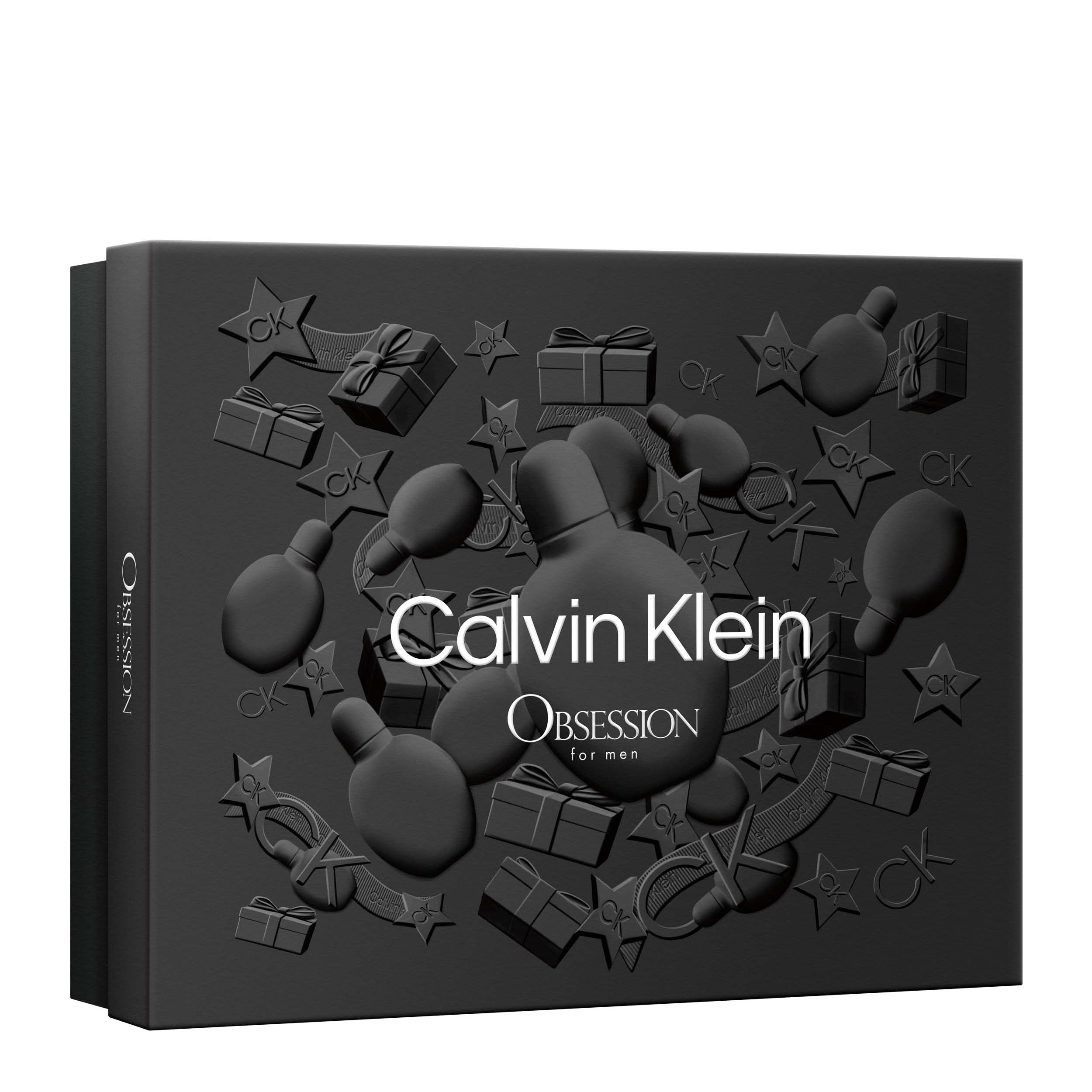 Calvin Klein Obsession for Men 3-Piece Fragrance Holiday Gift Set (4.2 Fl Oz, 3.3 Fl Oz, 2.6 Oz)