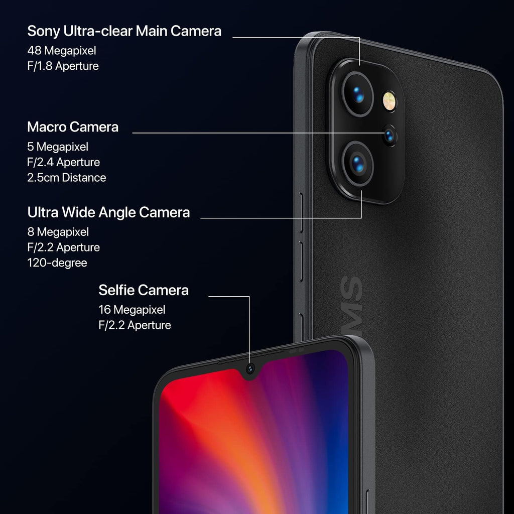 UMIDIGI Unlocked Cell Phone, A13 Pro (4+128GB) NFC Smart Phone, 6.7" HD Full Screen, 5150mAh, Android Mobile Phone with FM Radio, Dual 4G Phone